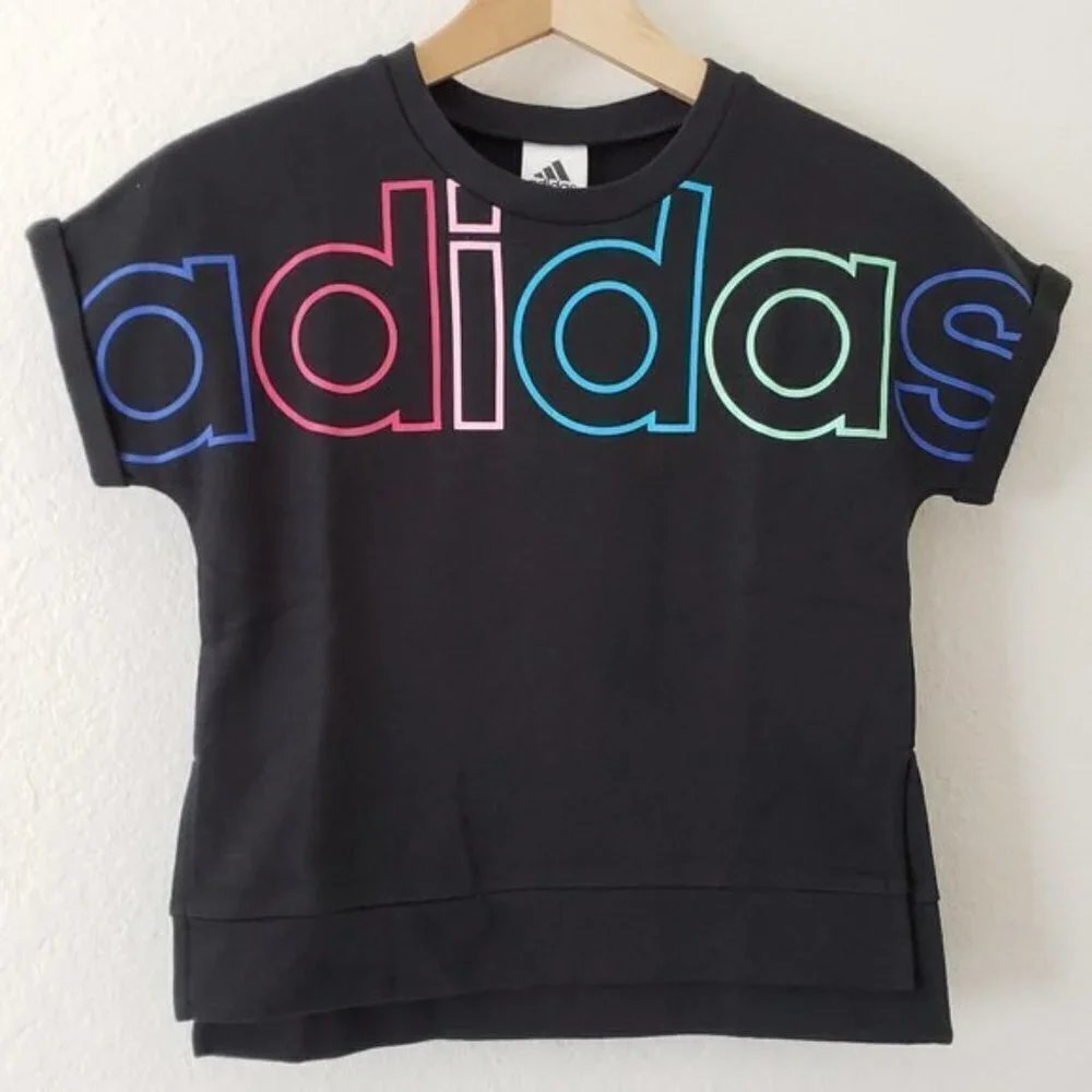 NWT - Adidas Exploded Outline Linear Tee - Size Small